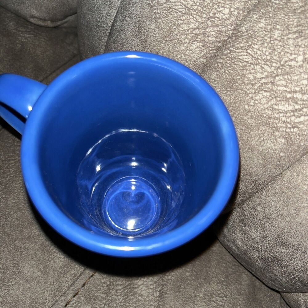 Woven Traditions Tall Travel Mug Cornflower Blue Longaberger No Lid - Picture 4 of 7